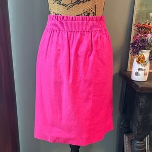 J. Crew Vibrant Pink Pencil Skirt. Size 16. NWT.